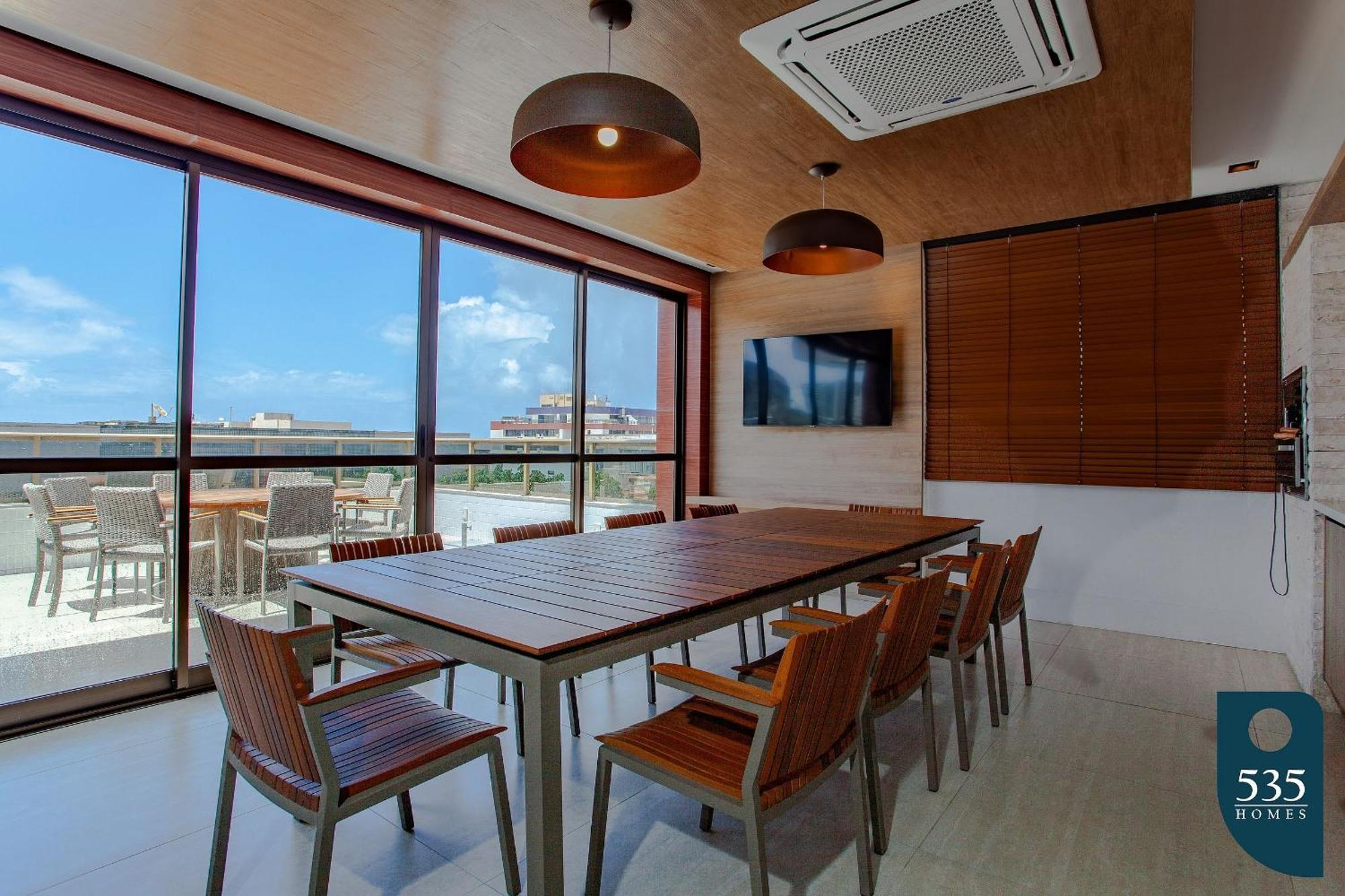 Apartamento Novo Decorado E Equipado Na Barra Com Vista Mar Salvador de Bahía Exterior foto