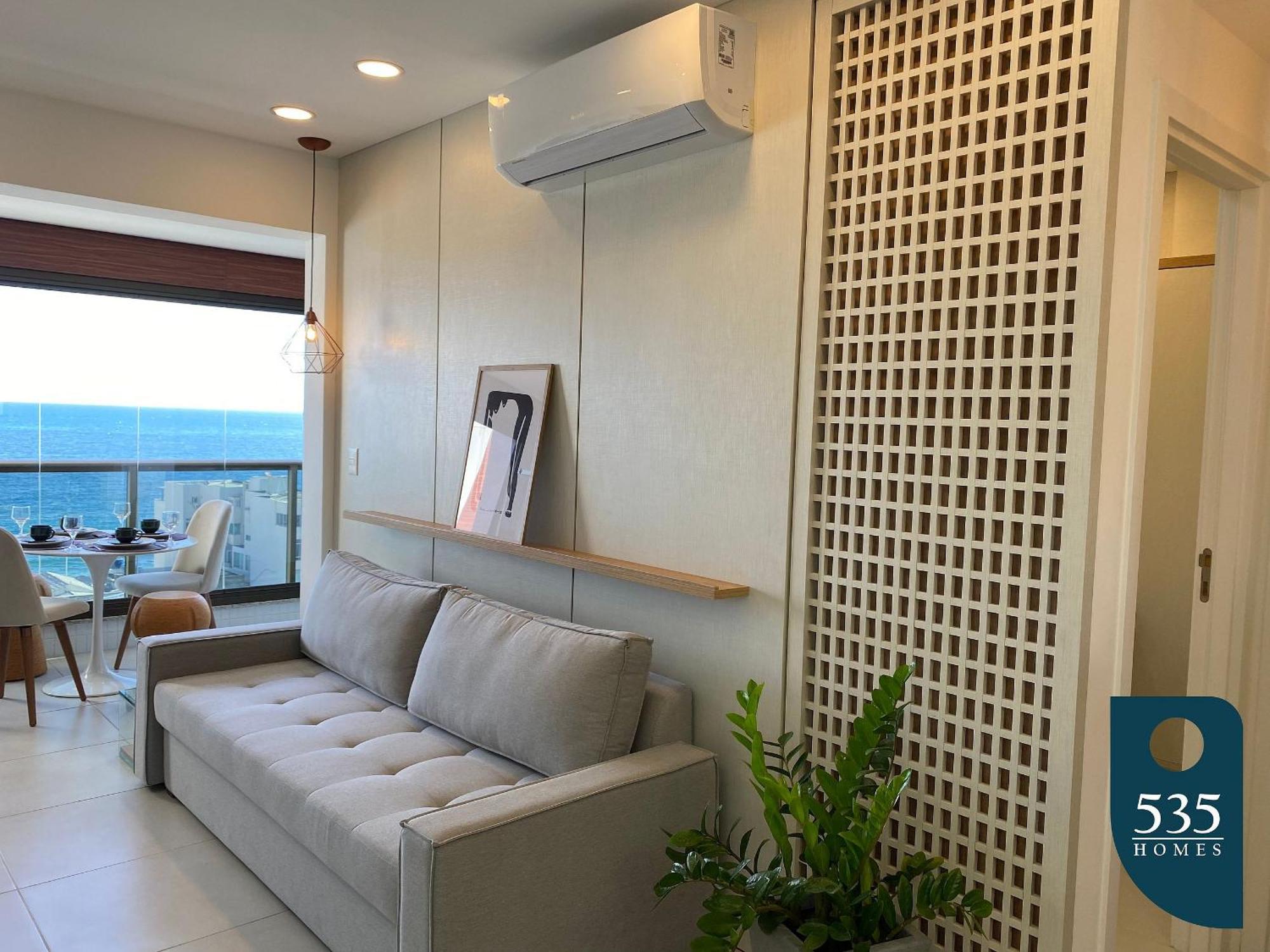 Apartamento Novo Decorado E Equipado Na Barra Com Vista Mar Salvador de Bahía Exterior foto