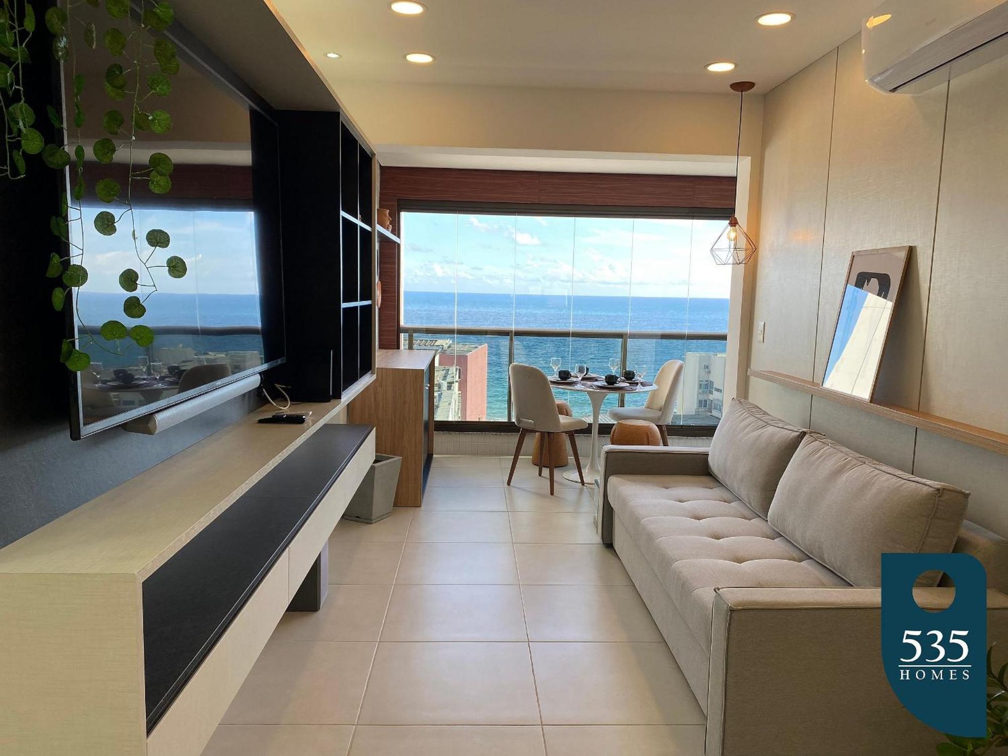 Apartamento Novo Decorado E Equipado Na Barra Com Vista Mar Salvador de Bahía Exterior foto