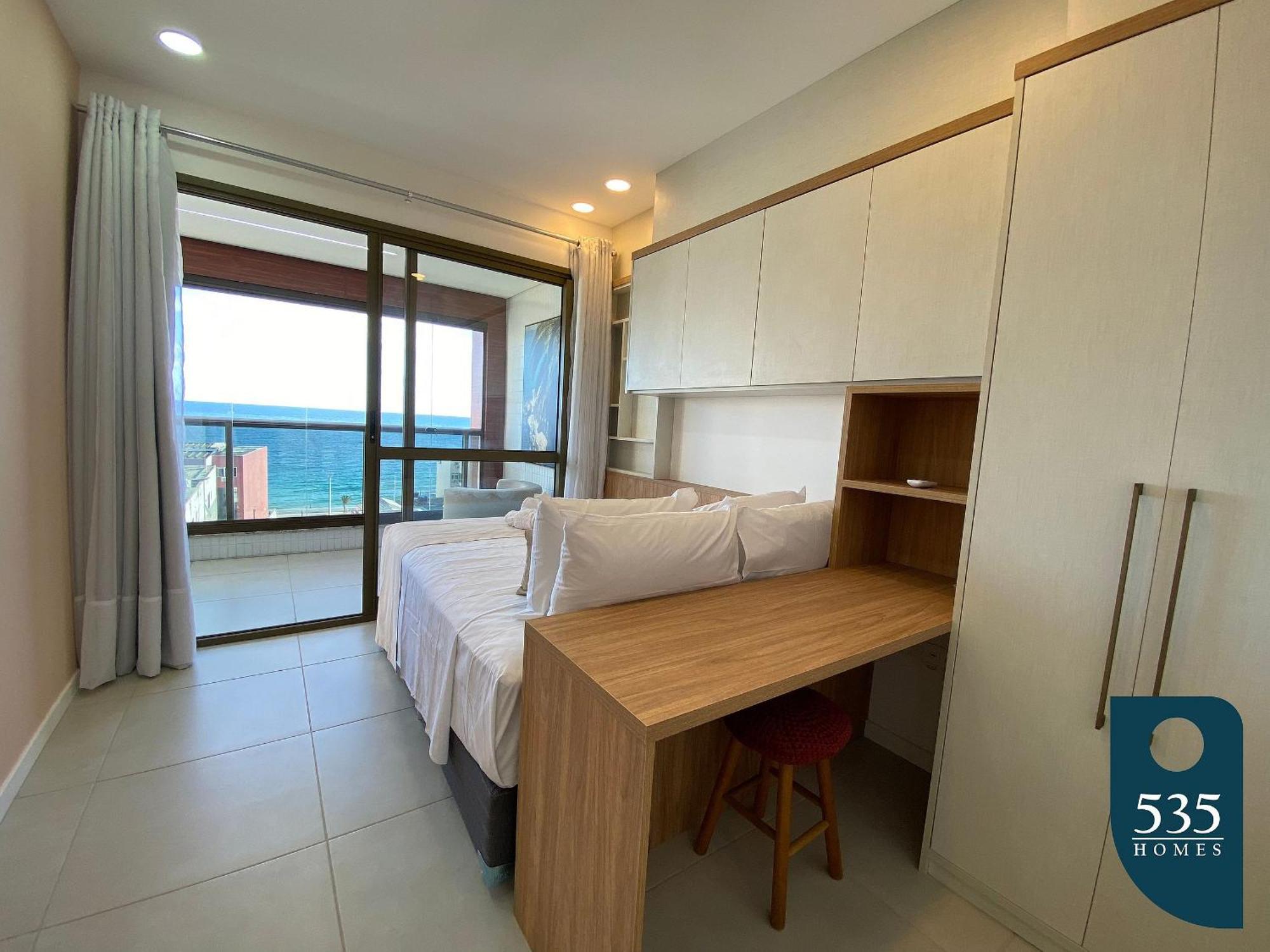 Apartamento Novo Decorado E Equipado Na Barra Com Vista Mar Salvador de Bahía Exterior foto