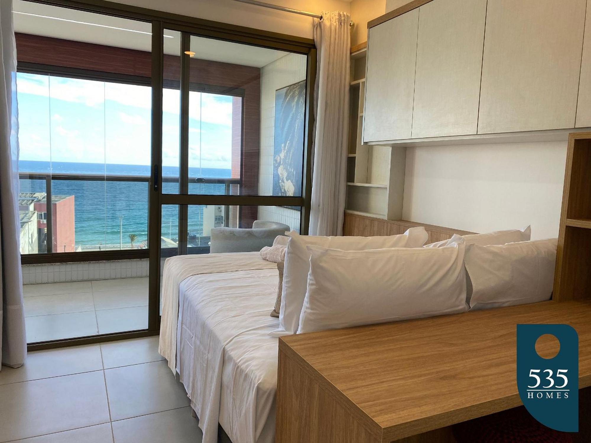 Apartamento Novo Decorado E Equipado Na Barra Com Vista Mar Salvador de Bahía Exterior foto